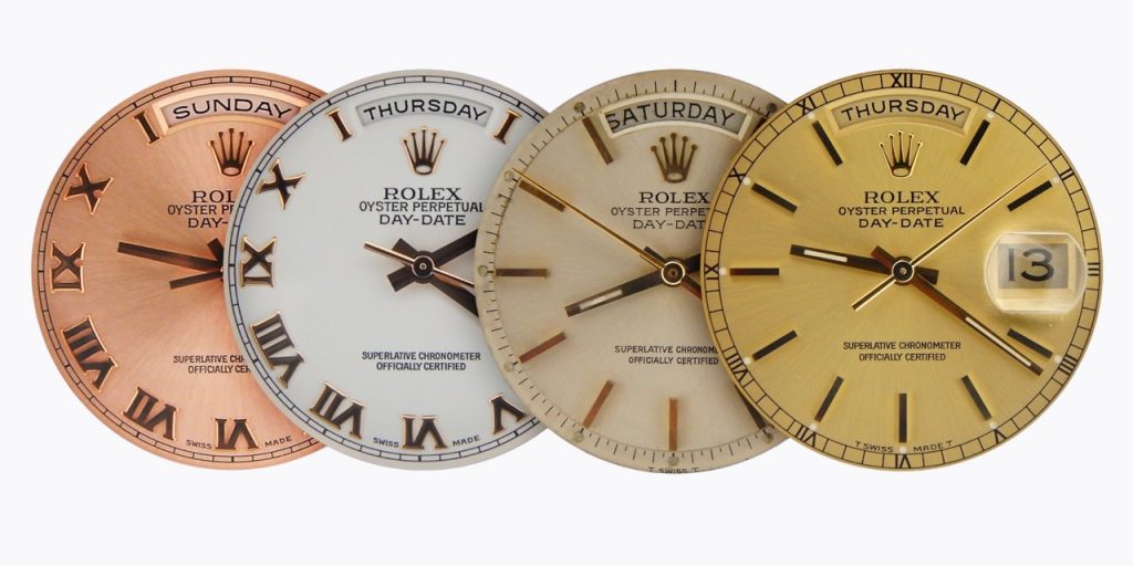 Rolex Day Date dials